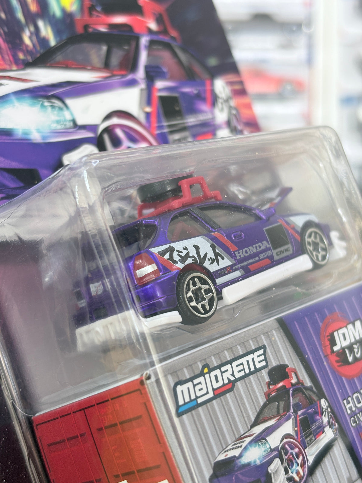 Majorette Nissan Honda Civic Type R EK9 | JDM Legends Deluxe Moving Parts