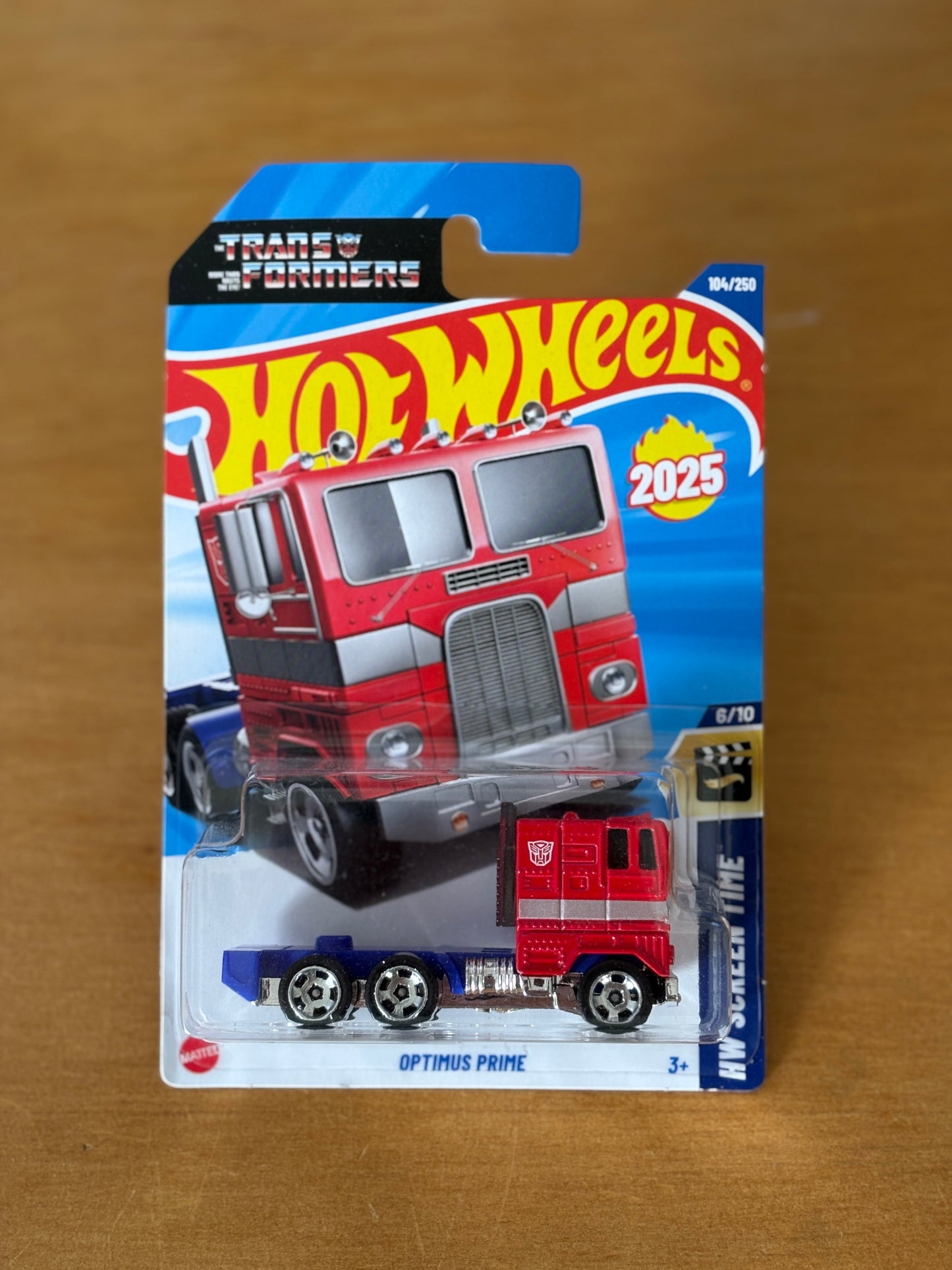 Hot Wheels Mainline / Optimus Prime / 2025 HW Screen Time 6/10