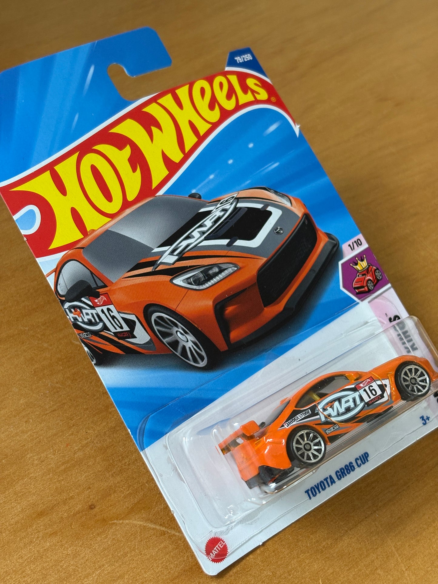 Hot Wheels Mainline / Toyota GR86 Cup - Orange / 2025 HW Compact Kings 1/10