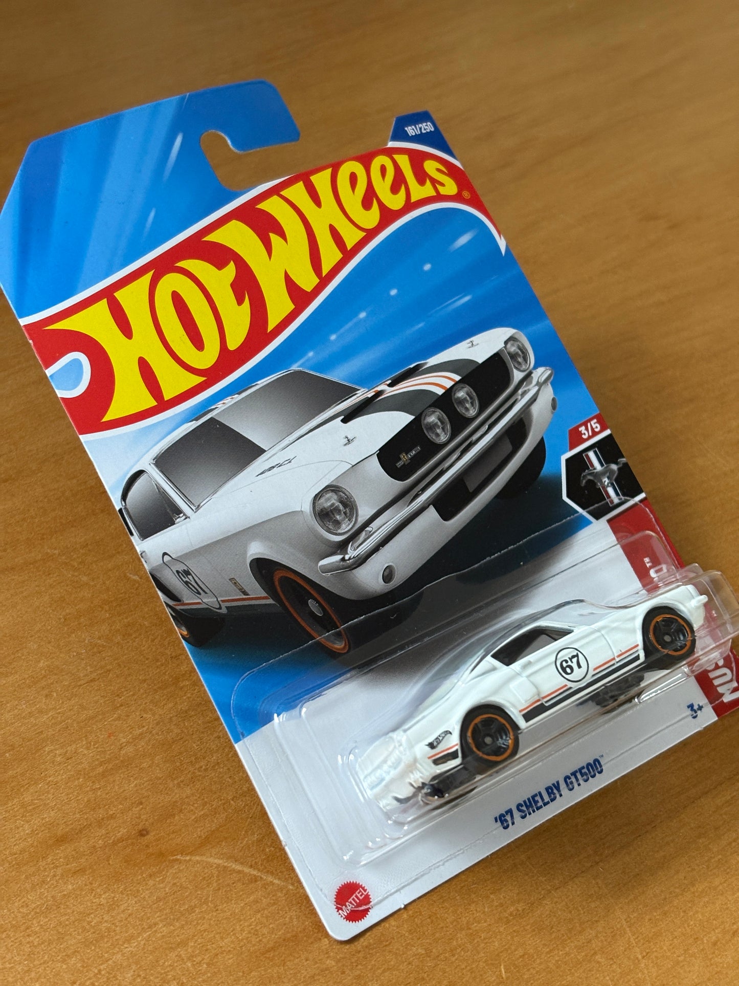 Hot Wheels Mainline / '67 Shelby GT500 / 2025 HW Mustang 60 3/5