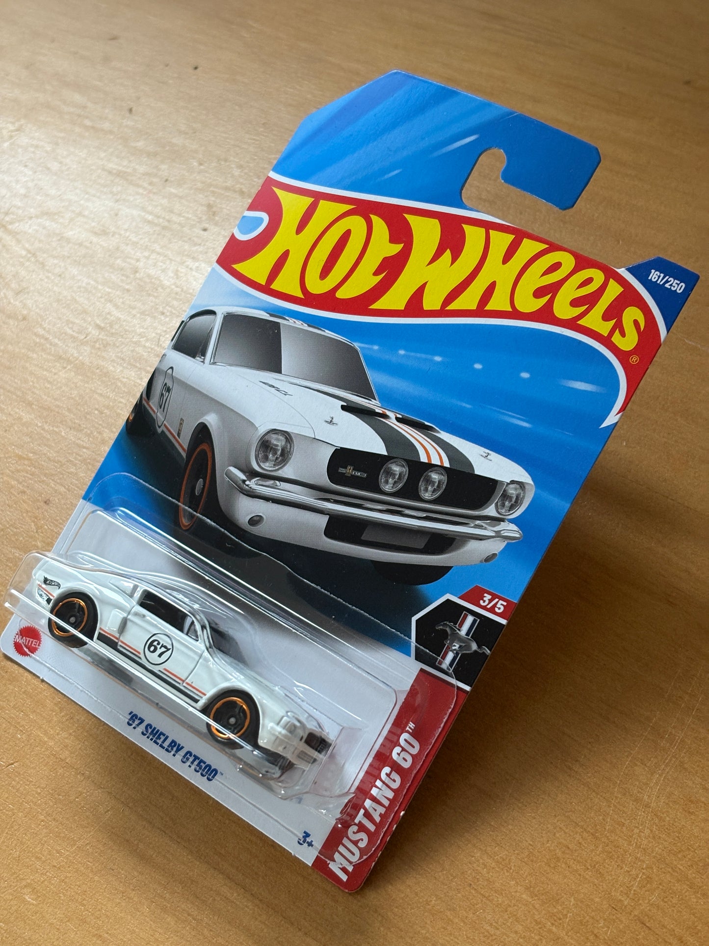 Hot Wheels Mainline / '67 Shelby GT500 / 2025 HW Mustang 60 3/5