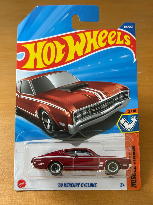 Hot Wheels Mainline / '69 Mercury Cyclone / 2025 HW Muscle Mania 2/10