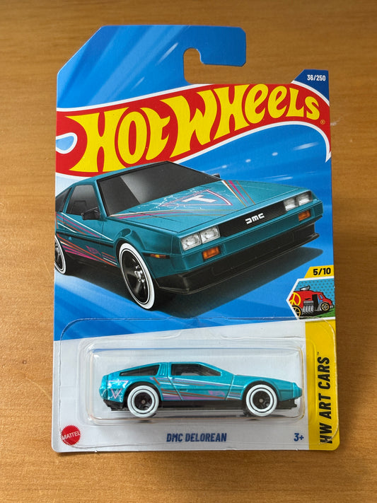 Hot Wheels Mainline / DMC Delorean / 2025 HW Art Cars 5/10