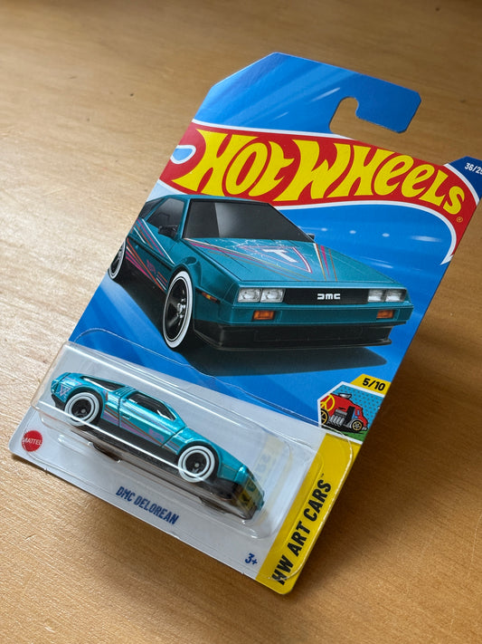Hot Wheels Mainline / DMC Delorean / 2025 HW Art Cars 5/10
