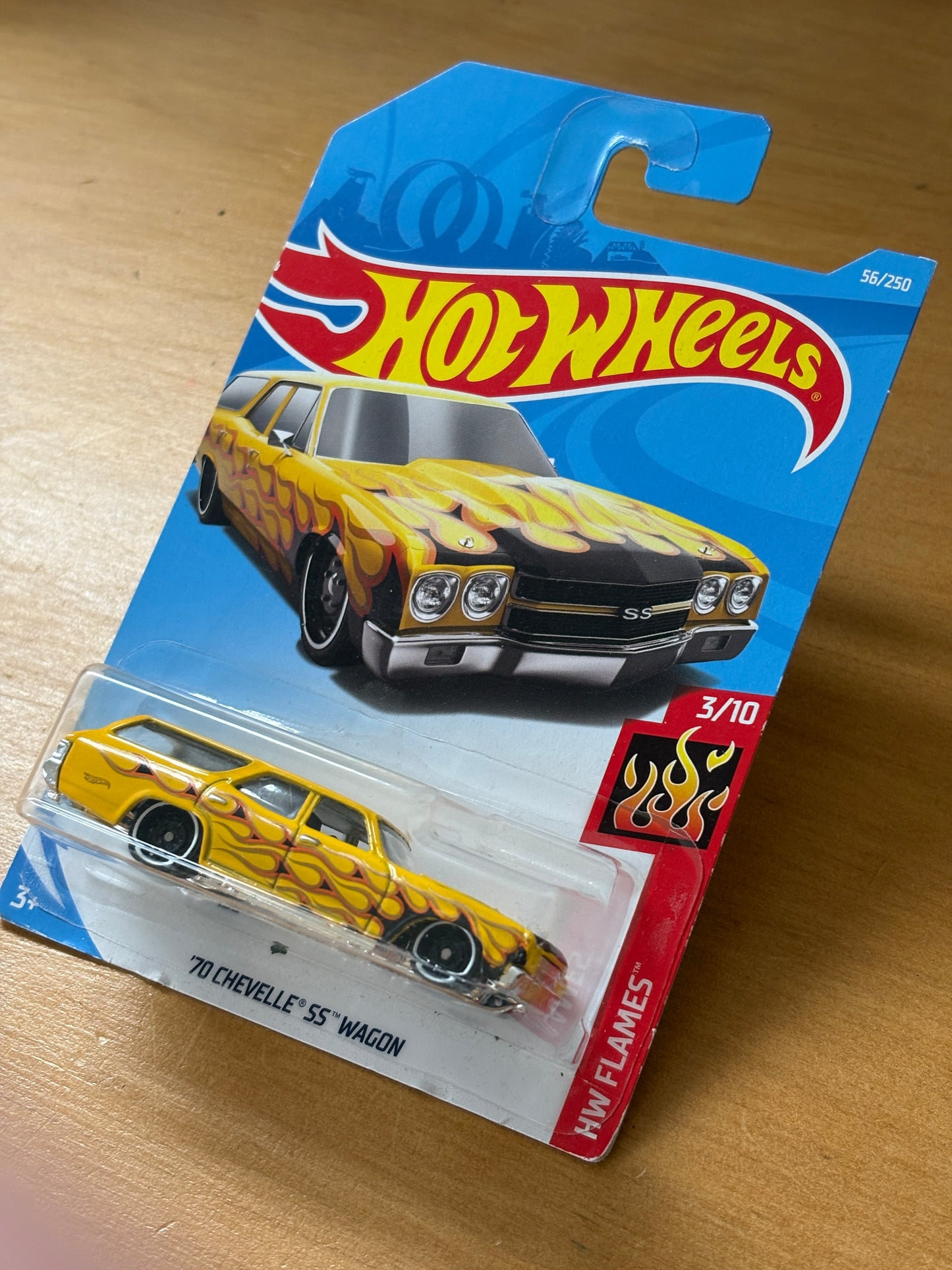 Hot Wheels Mainline / '70 Chevelle SS Wagon / 2017 HW Flames 3/10