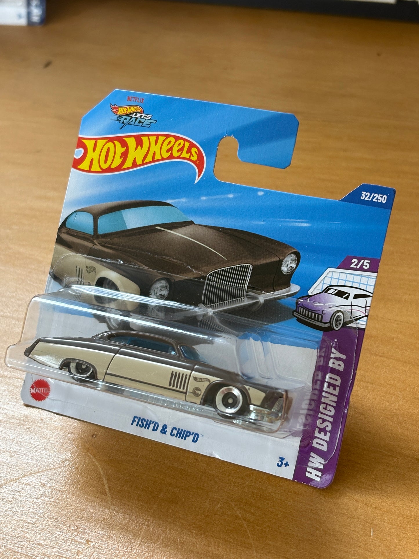 Hot Wheels Mainline Treasure Hunt / Fish'd & Chip'd / 2025 HW Designed By 2/5