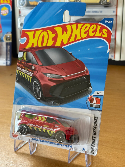 Hot Wheels Mainline Treasure Hunt  / Ford Performance Supervan 4  / 2025 HW First Response 1/5