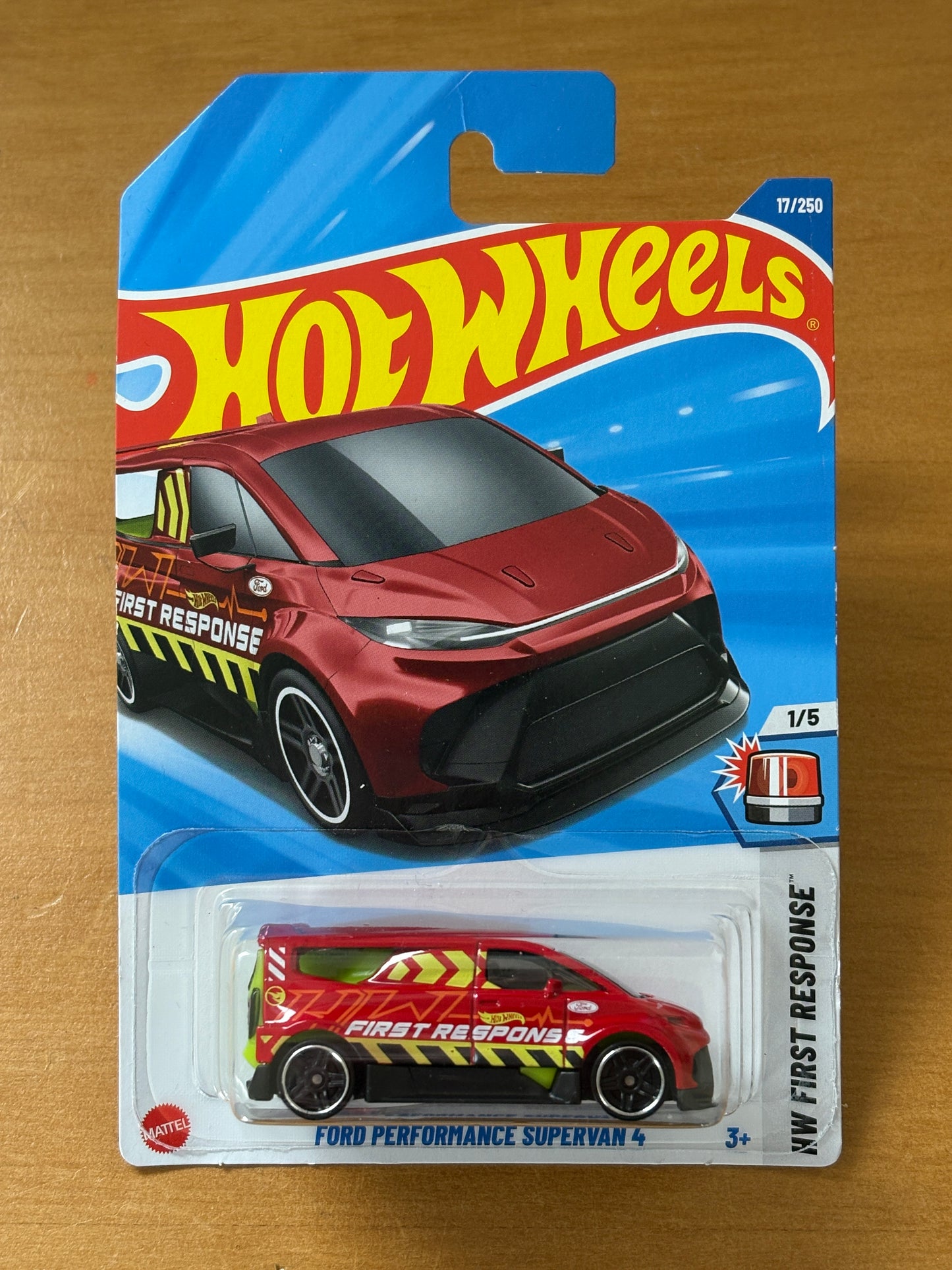 Hot Wheels Mainline Treasure Hunt  / Ford Performance Supervan 4  / 2025 HW First Response 1/5