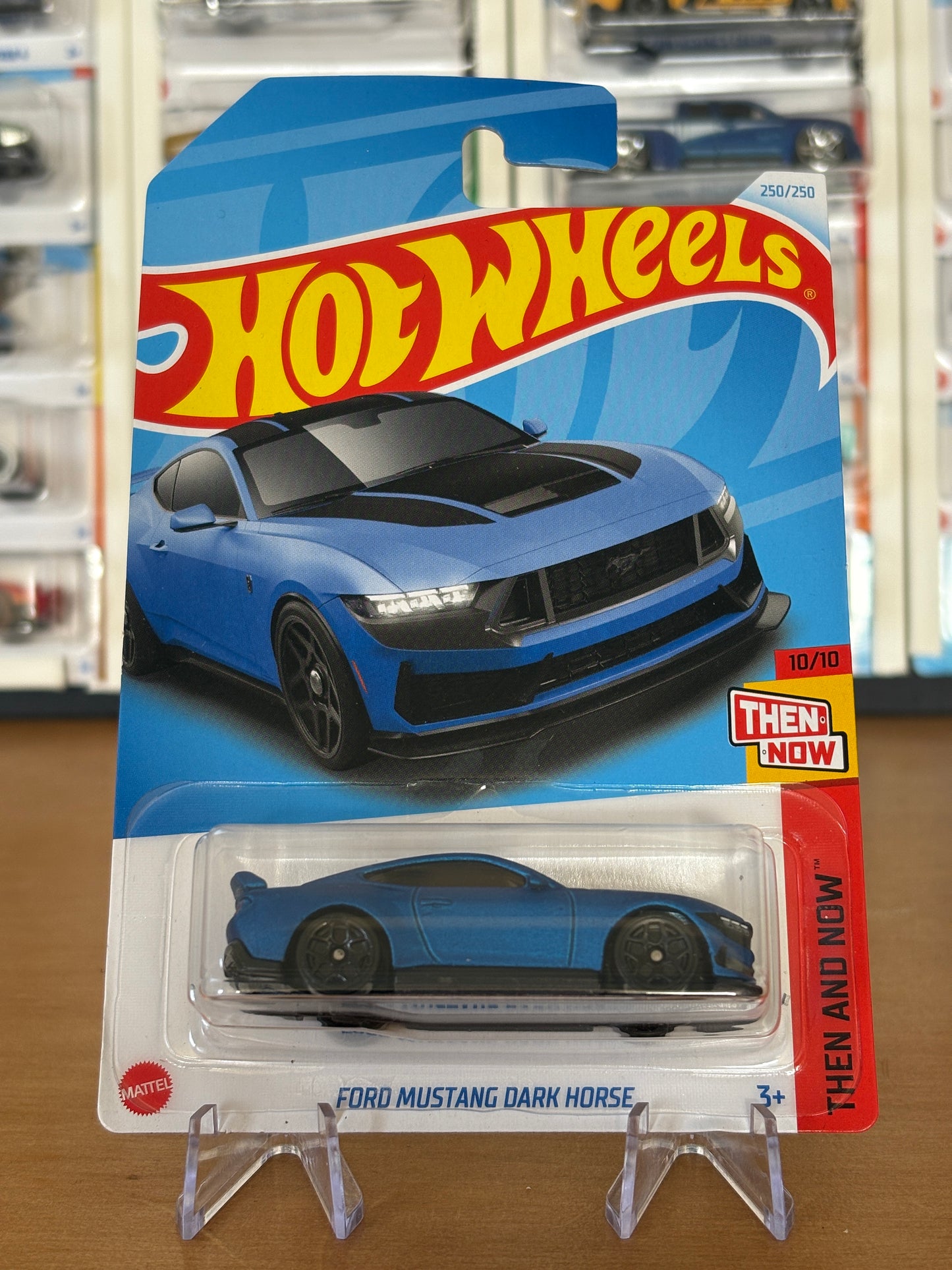 Hot Wheels Mainline / Ford Mustang Dark Horse / 2024 HW Then & Now 10/10