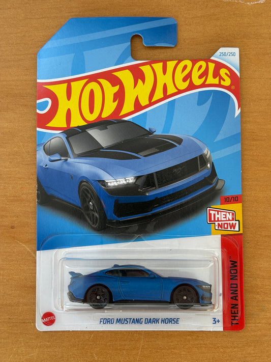 Hot Wheels Mainline / Ford Mustang Dark Horse / 2024 HW Then & Now 10/10
