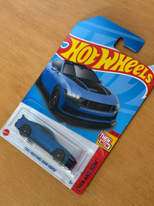Hot Wheels Mainline / Ford Mustang Dark Horse / 2024 HW Then & Now 10/10