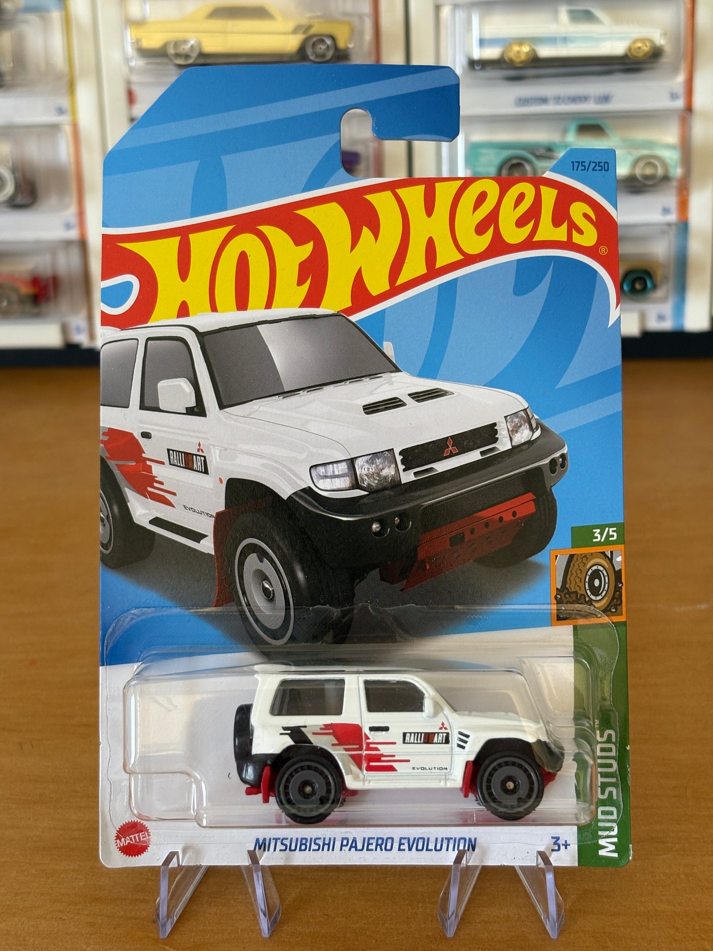 Hot Wheels Mainline / Mitsubishi Pajero Evolution / 2023 HW J-Imports 169/250 (White)
