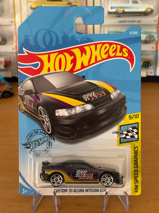 Hot Wheels Mainline / Custom '01 Acura Integra GSR / 2018 HW Speed Graphics 9/10