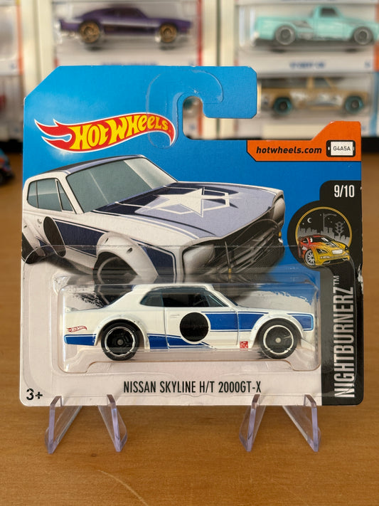 Hot Wheels Mainline / Nissan Skyline H/T 2000GT-X / 2015 HW Nightburnerz 9/10