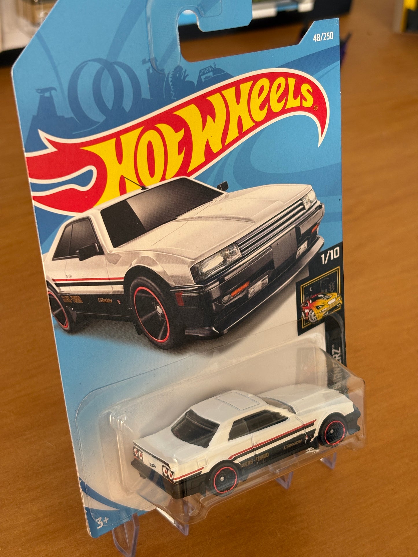 Hot Wheels Mainline / Nissan Skyline RS (KDR30) / 2017 HW Nightburnerz 1/10 (White)