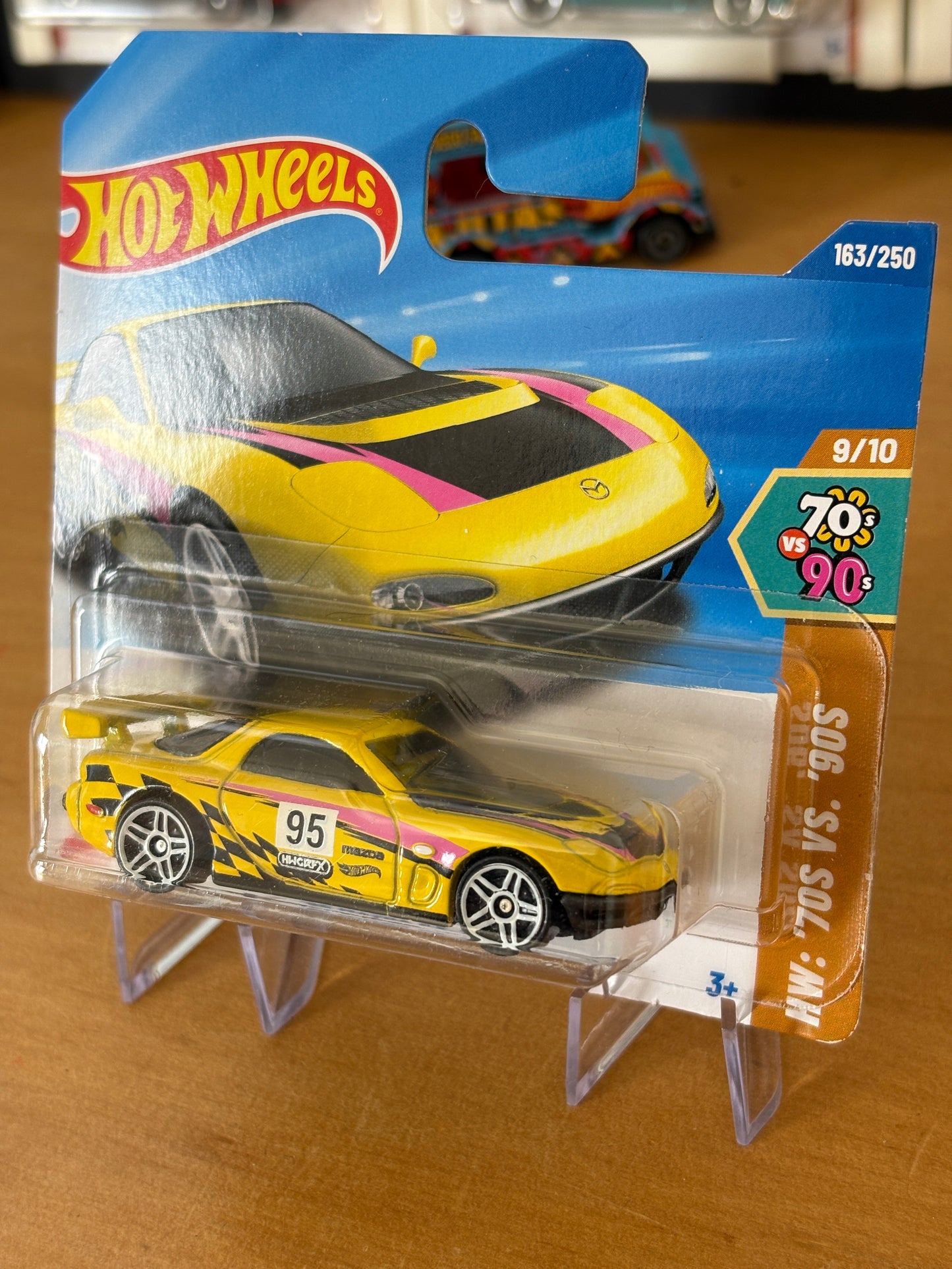 Hot Wheels Mainline / '95 Mazda RX-7 Drift / 2025 HW: 70's vs. 90's 9/10 Short Card