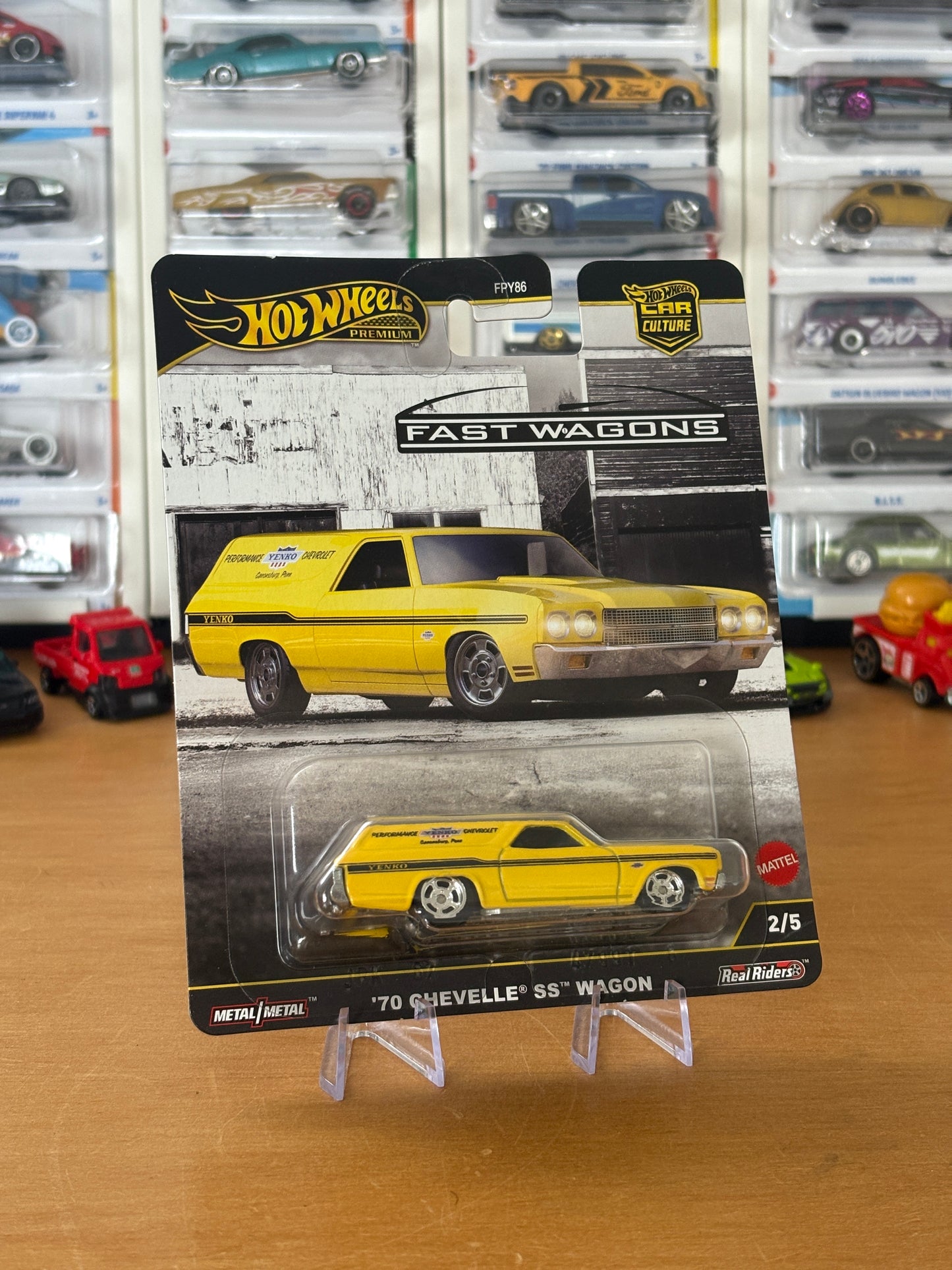 Hot Wheels Premium / '70 Chevelle SS Wagon / 2025 HW Fast Wagons 2/5