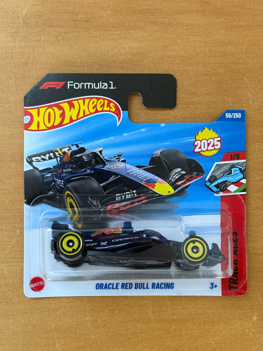 Hot Wheels Mainline / F1 Oracle Red Bull Racing / 2025 HW Track Aces 1/5 Short Card