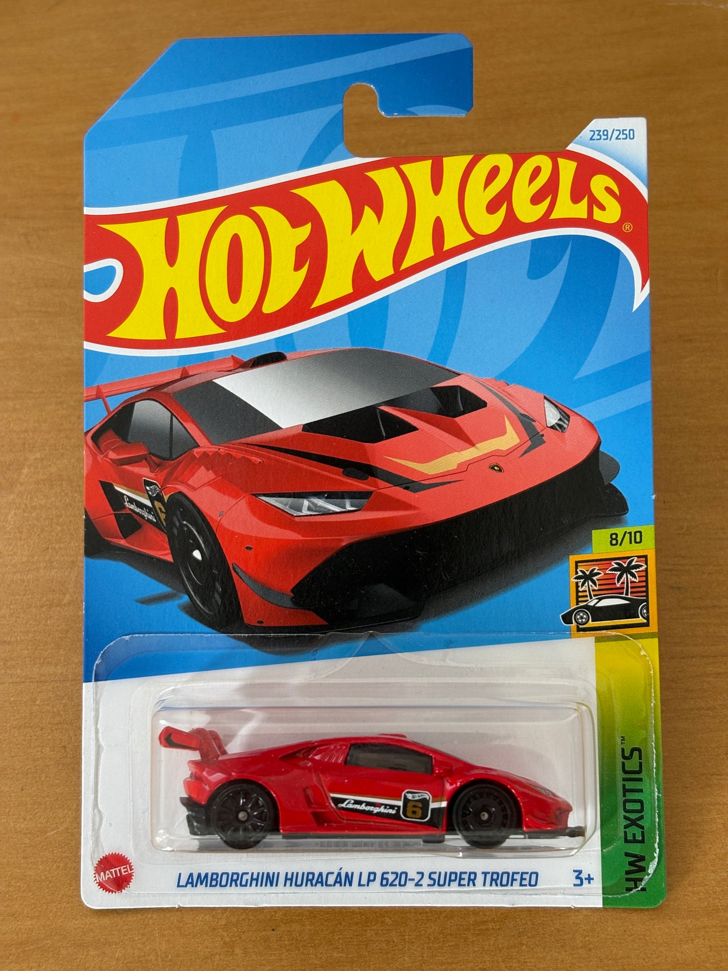 Hot Wheels Mainline / Lamborghini Huracan LP 620-2 Super Trofeo / 2024 HW Exotics 5/10