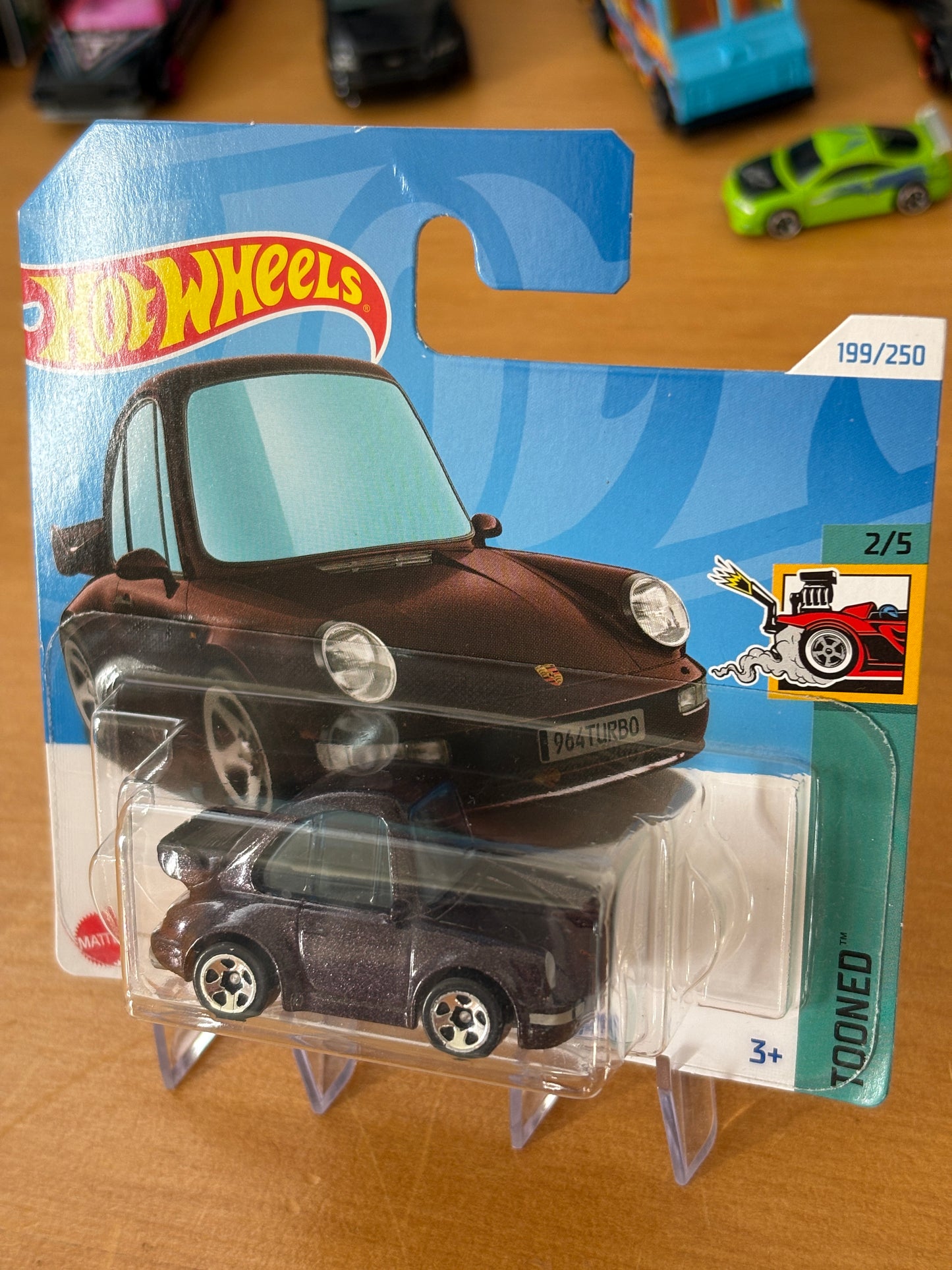 Hot Wheels Mainline / Porsche 911 Turbo 3.6 (964) / 2024 HW Tooned 2/5 Short Card