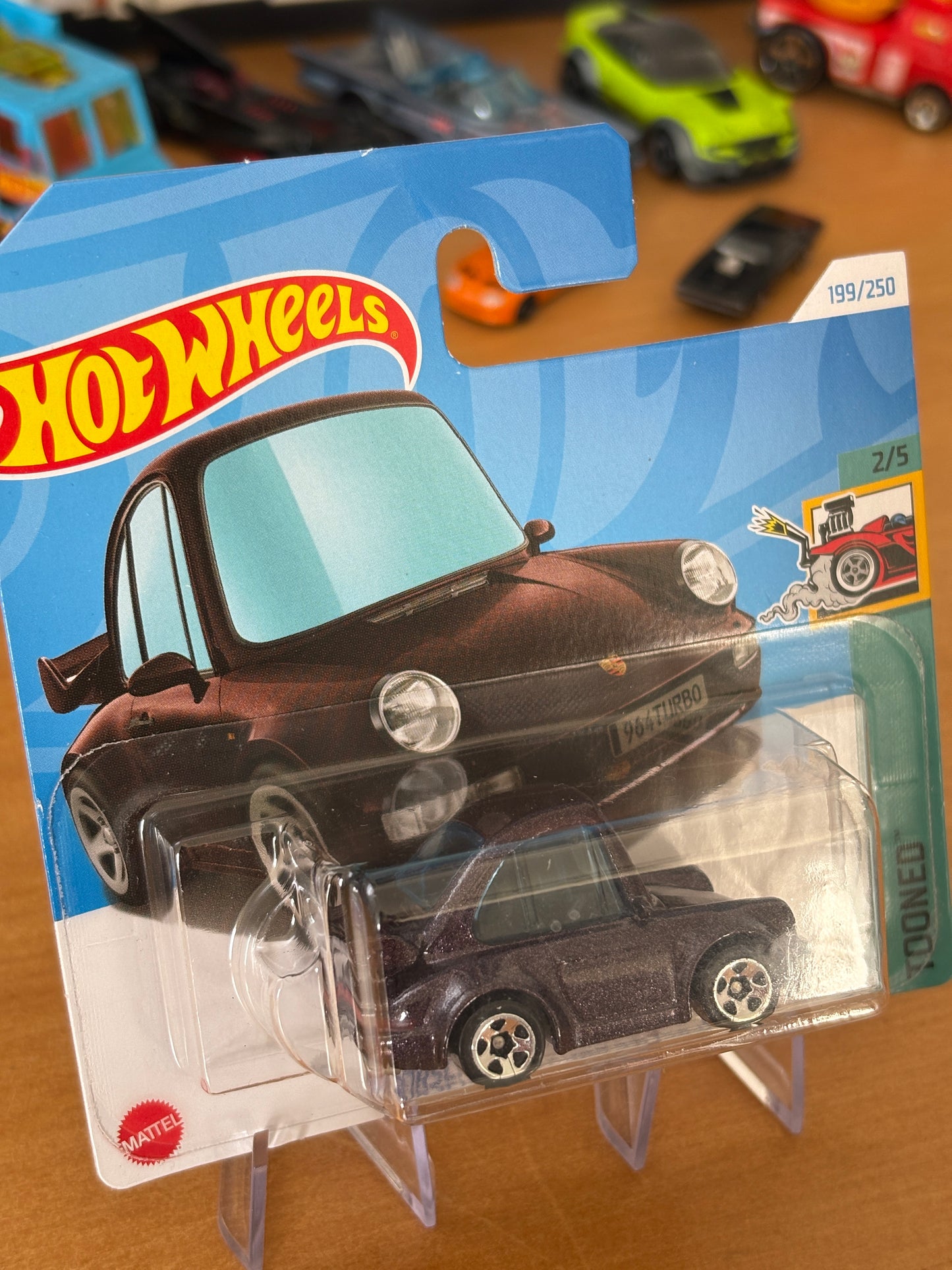 Hot Wheels Mainline / Porsche 911 Turbo 3.6 (964) / 2024 HW Tooned 2/5 Short Card