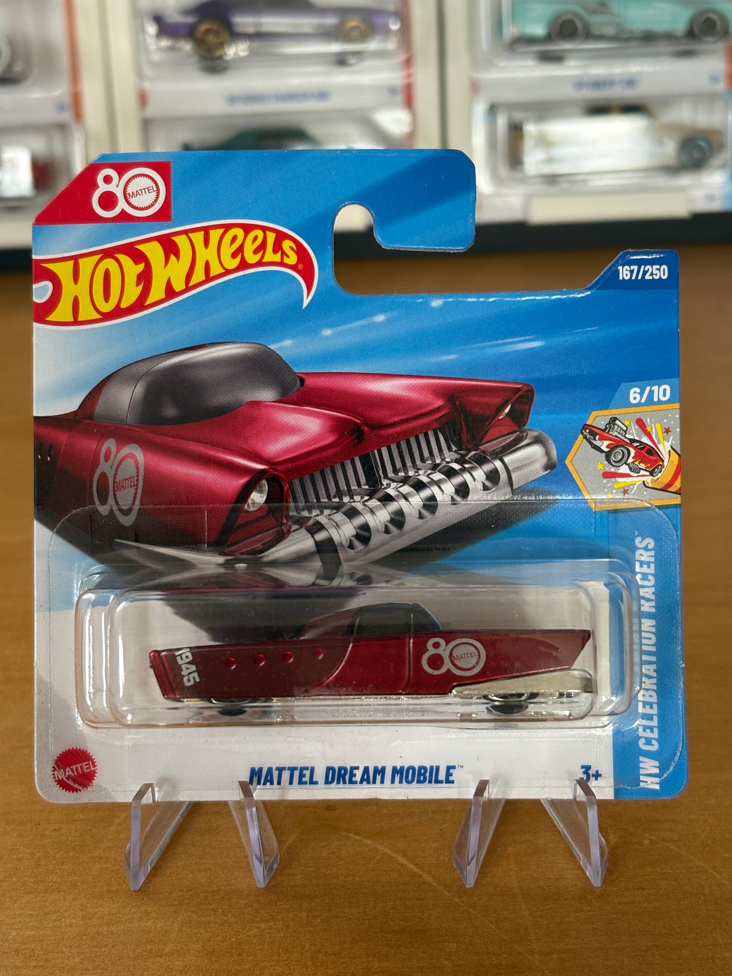 Hot Wheels Mainline / Mattel Dream Mobile / 2025 HW Celebration Racers 6/10 Short Card
