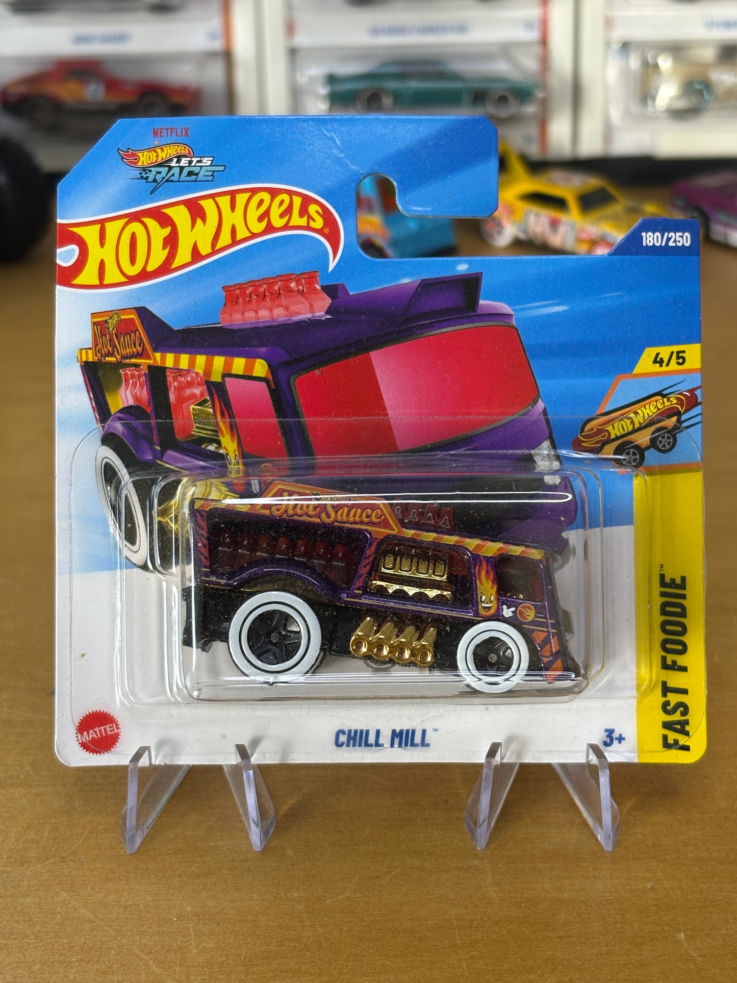 Hot Wheels Mainline Treasure Hunt / Chill Mill / 2025 Fast Foodie 4/5 2025 Short Card