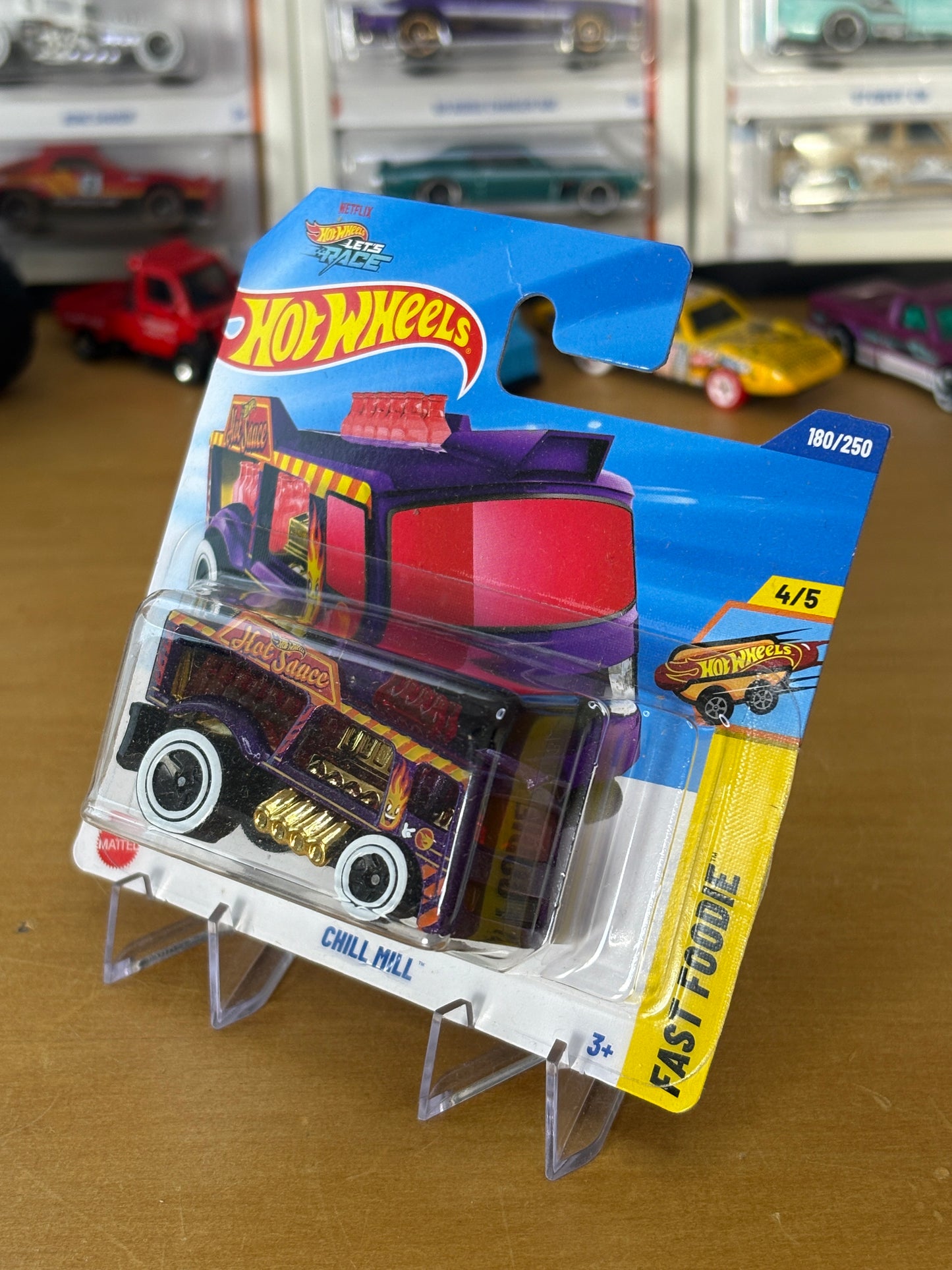 Hot Wheels Mainline Treasure Hunt / Chill Mill / 2025 Fast Foodie 4/5 2025 Short Card