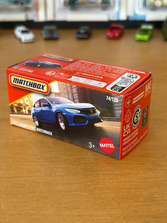 Matchbox Mainline / 2017 Honda Civic Hatchback / 2025 74/125 Honda Official
