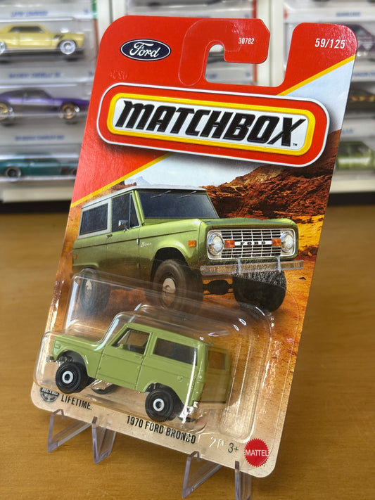 Matchbox Mainline / 1970 Ford Bronco / 2025 59/125 Ford Official