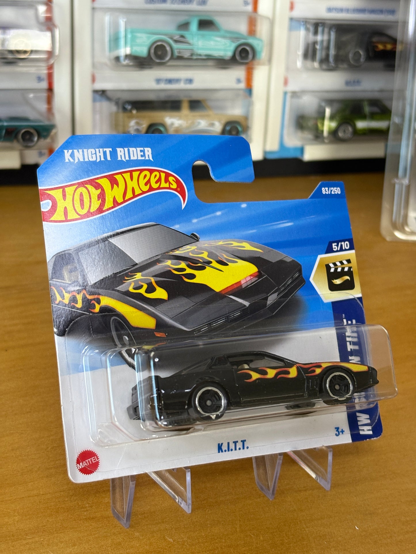 Hot Wheels Mainline / Knight Rider K.I.T.T / 2025 HW Screen Time 5/10 Short Card