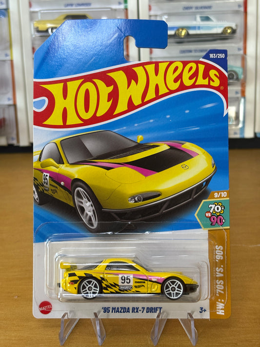 Hot Wheels Mainline / '95 Mazda RX-7 Drift / 2025 HW: 70's vs. 90's 9/10