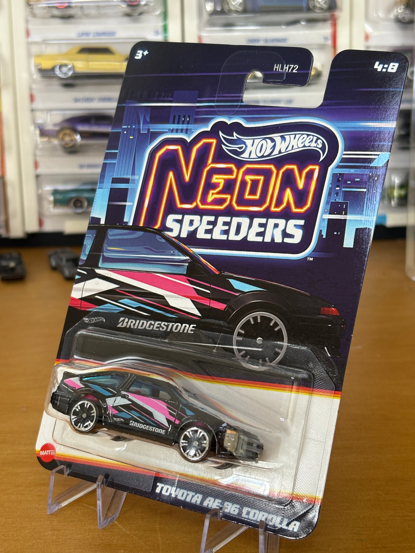 Hot Wheels Silver Series / Toyota AE-86 Corolla / 2025 Neon Speeders Mix 2 4/8
