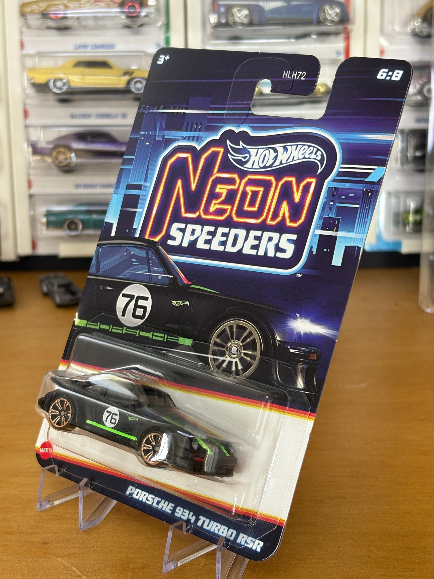 Hot Wheels Silver Series / Porsche 934 Turbo RSR / 2025 Neon Speeders Mix 2 6/8