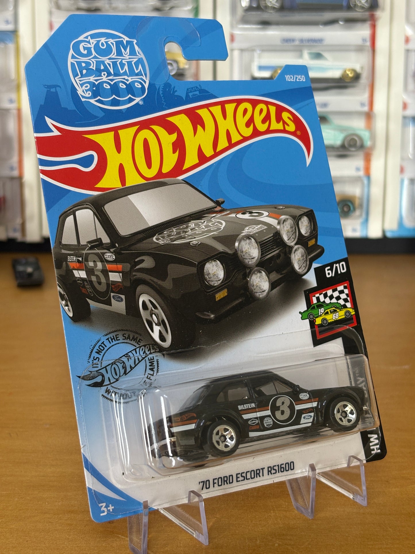 Hot Wheels Mainline / '70 Ford Escort RS1600 / 2018 HW Race Day 6/10 GUMBALL 3000