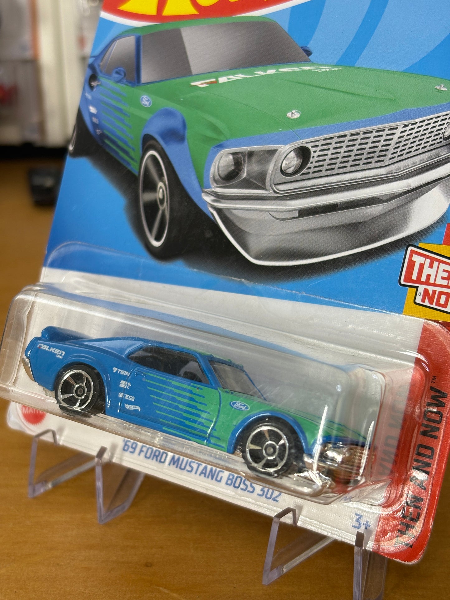 Hot Wheels Mainline / '69 Ford Mustang Boss 302 / 2021 Then and Now 10/10