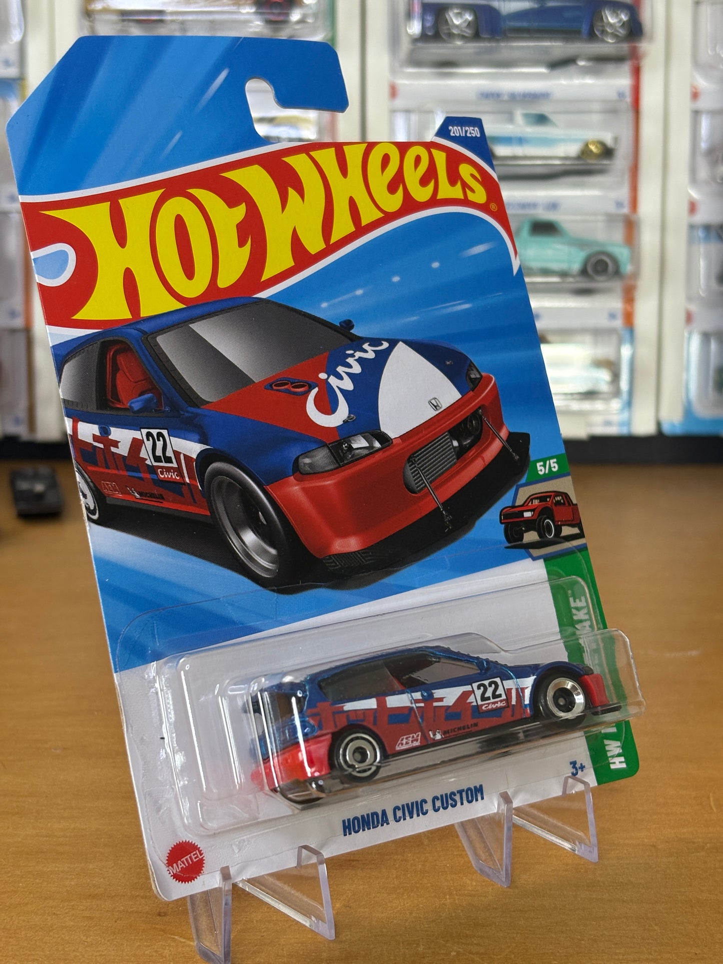 Hot Wheels Mainline / Honda Civic Custom / 2025 HW Reverse Rake 5/5