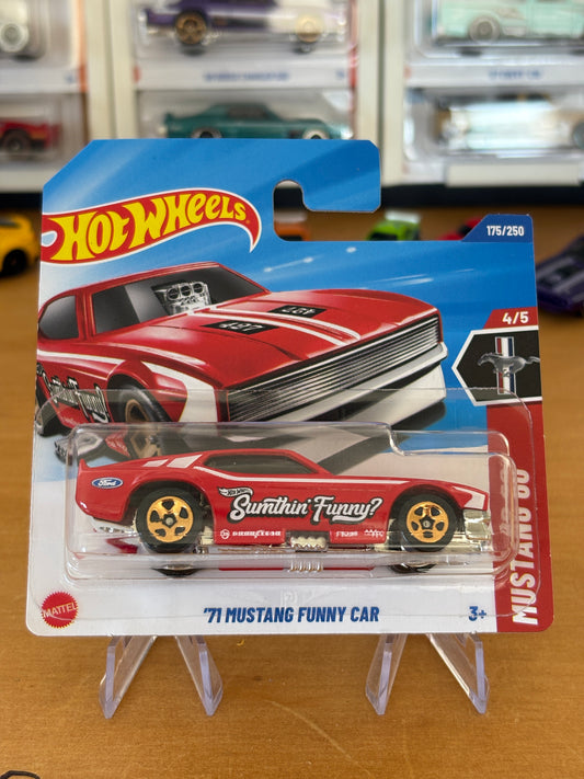 Hot Wheels Mainline / '71 Mustang Funny Car / 2025 Mustang 60 4/5 Short Card