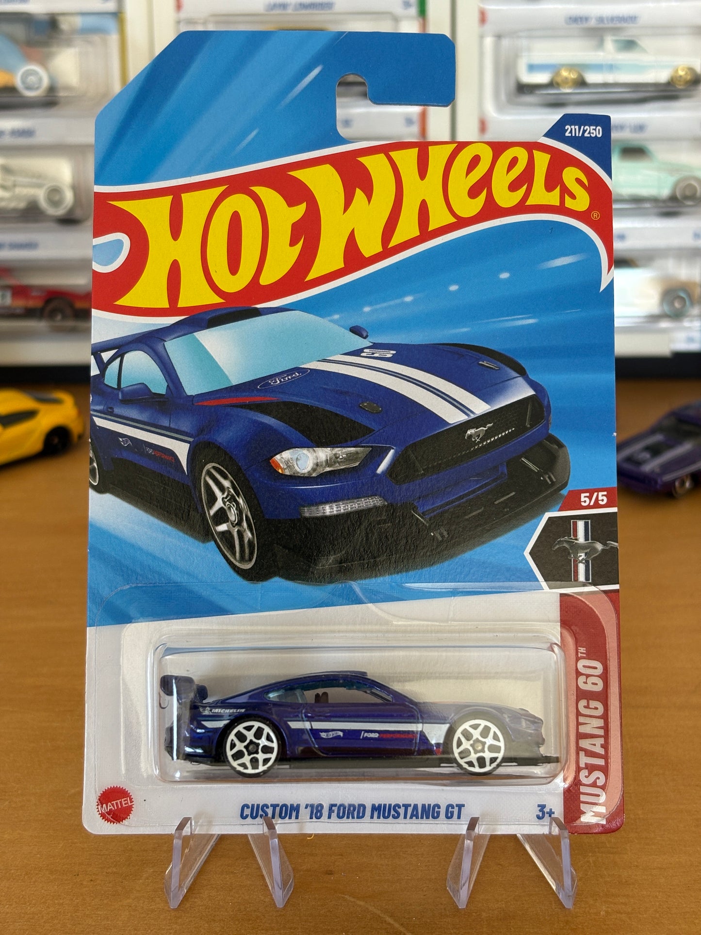 Hot Wheels Mainline / Custom '18 Ford Mustang GT / 2025 Mustang 60 5/5