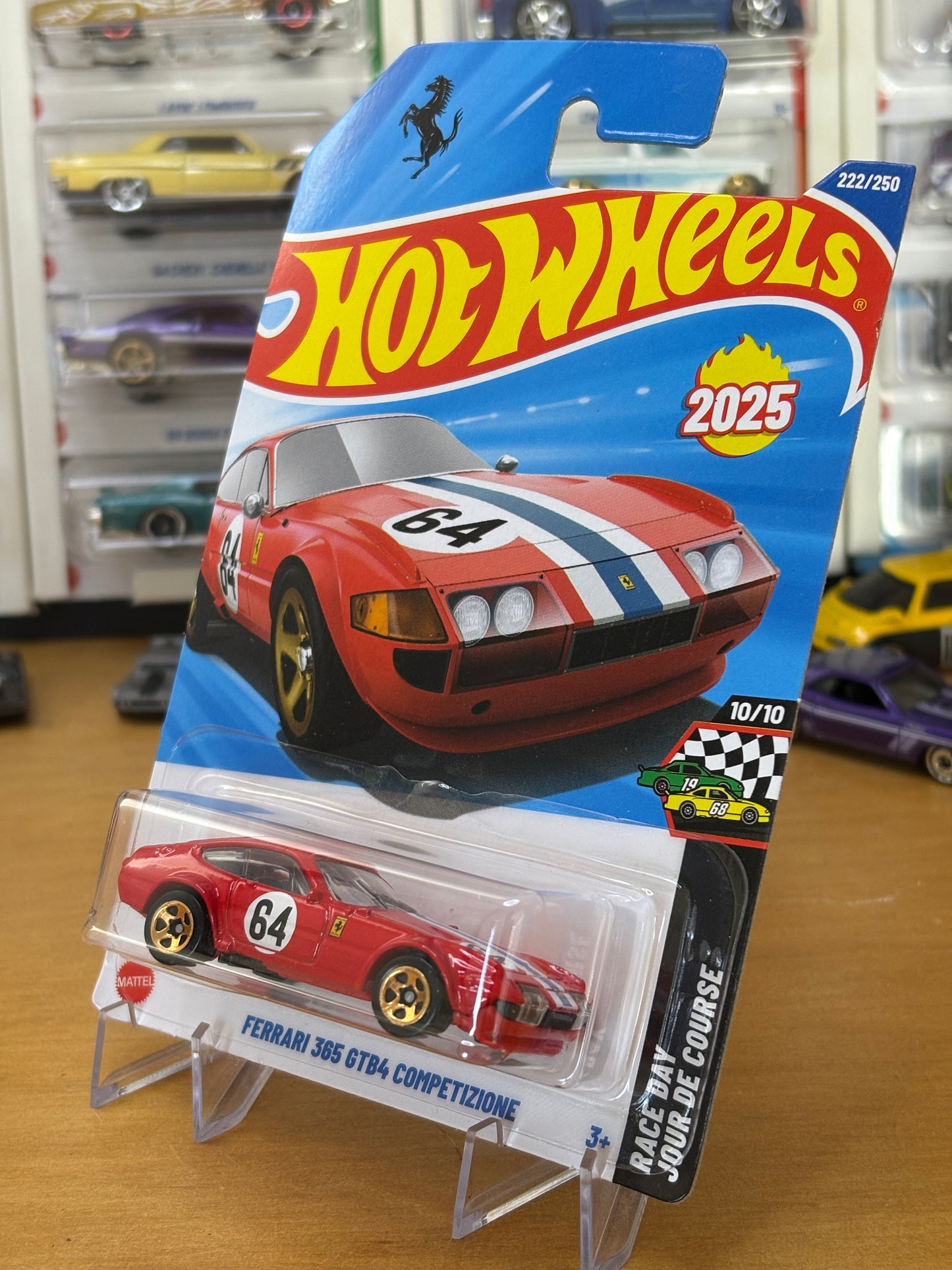 Hot Wheels Mainline / Ferrari 365 GTB4 Competizione / 2025 Race Day 10/10