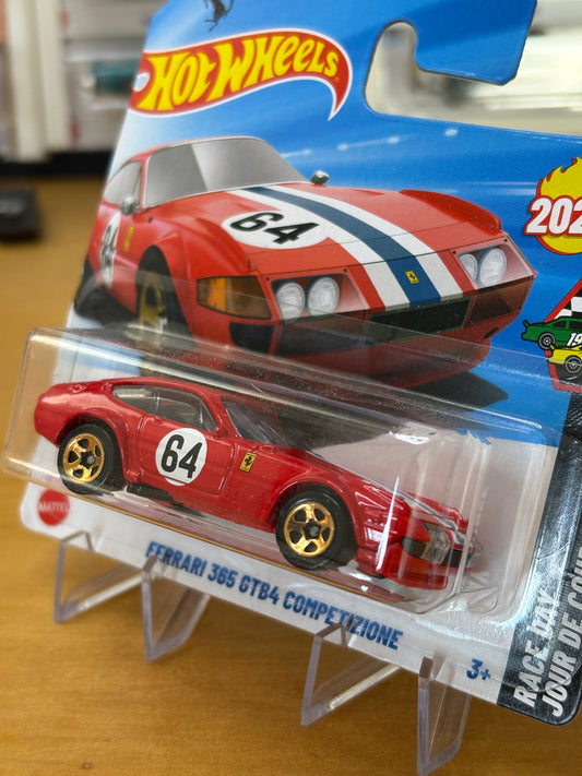Hot Wheels Mainline / Ferrari 365 GTB4 Competizione / 2025 Race Day 10/10 (Short Card)