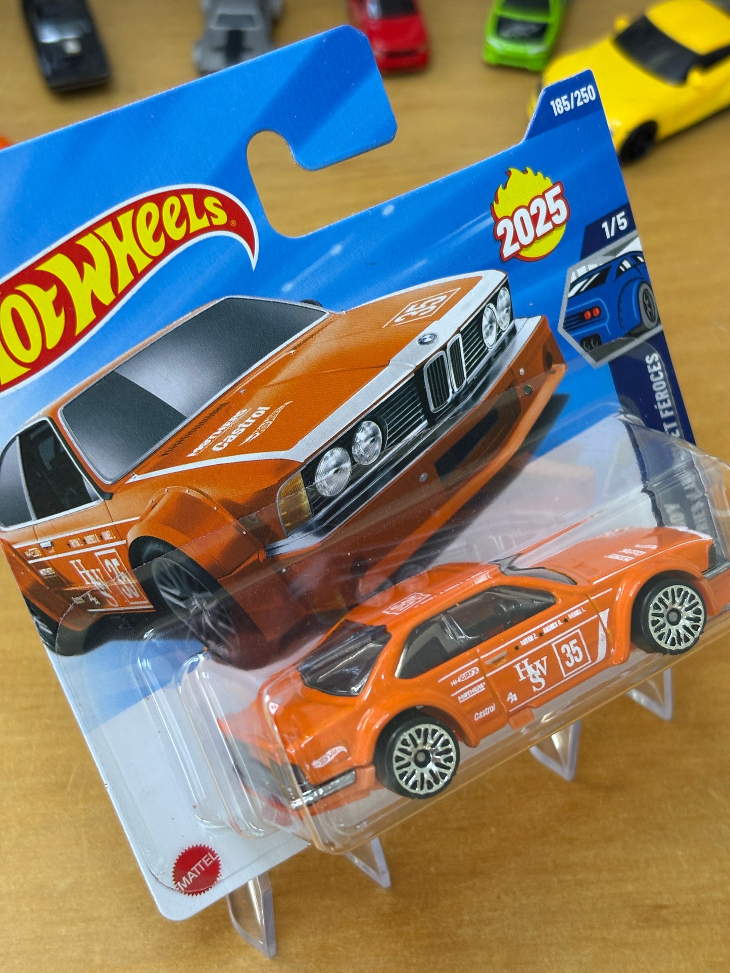 Hot Wheels Mainline / BMW 635 CSi / 2025 Wild Widebody 1/5 Short Card