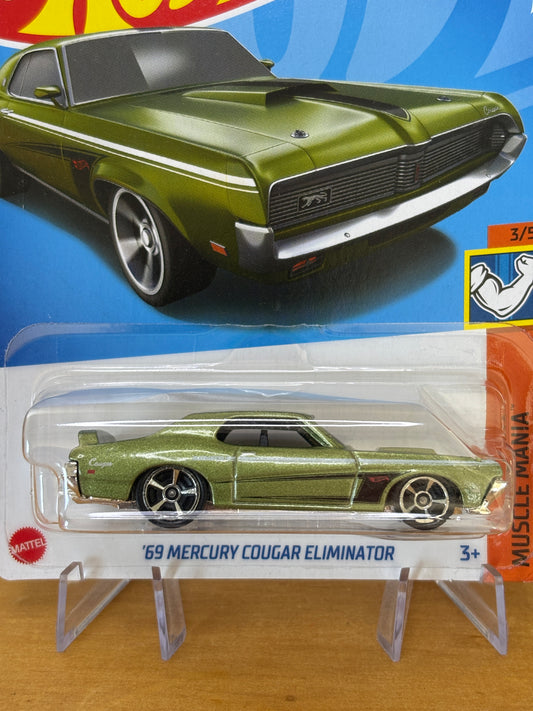 Hot Wheels Mainline / '69 Mercury Cougar Eliminator / 2024 Muscle Mania 3/5