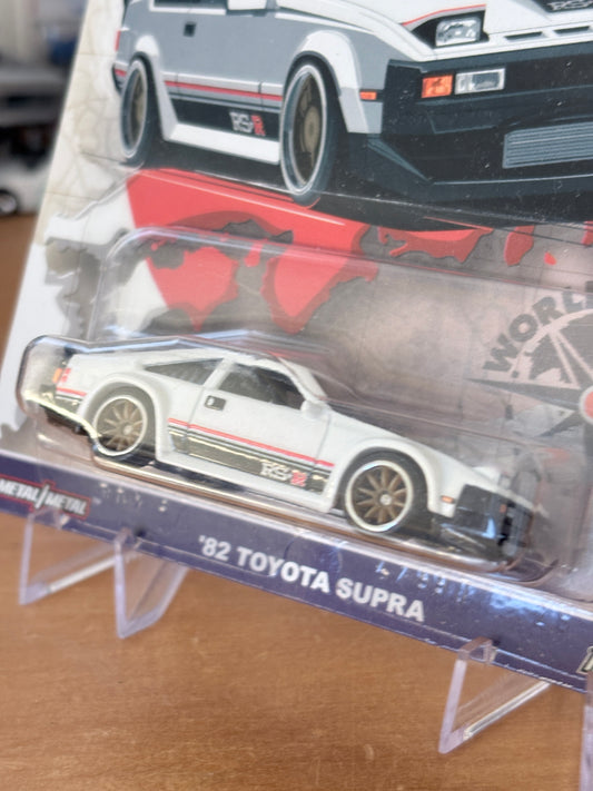 Hot Wheels '82 Toyota Supra 2/5 World Tour Premium Diecast