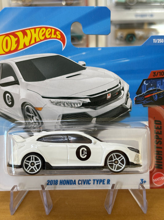 Hot Wheels Mainline / 2018 Honda Civic Type R / 2026 Night Speed Short Card