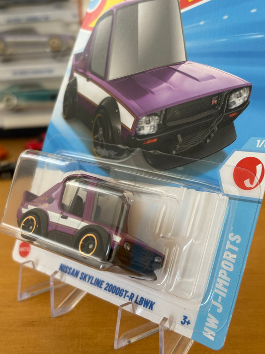 Hot Wheels Mainline / Nissan Skyline 2000GT-R LBWK / 2025 HW J-Imports 1/5 Purple