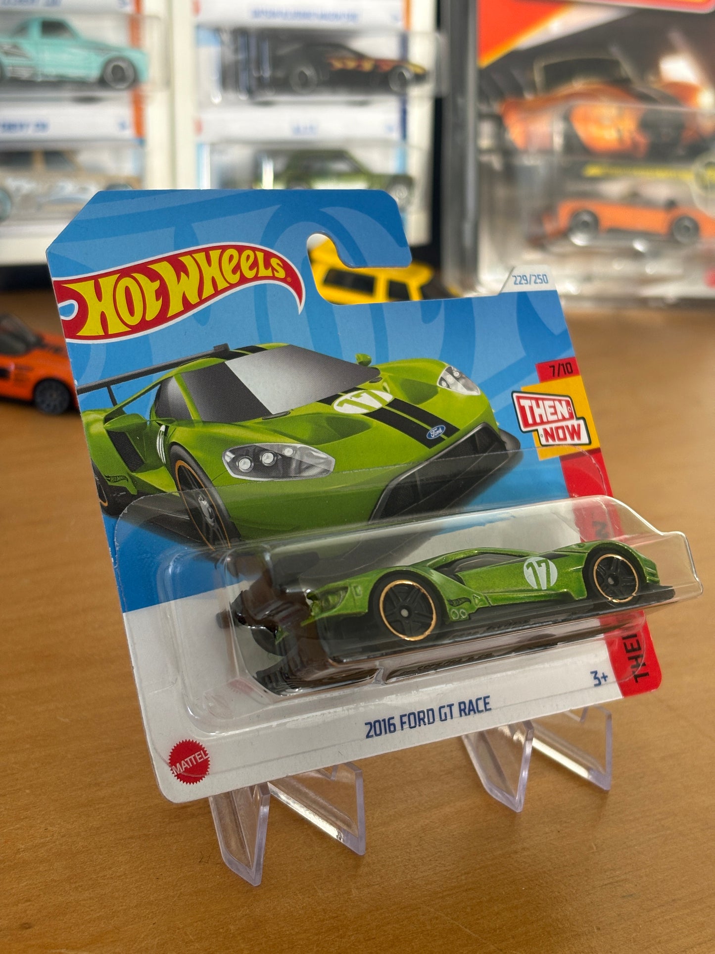 Hot Wheels Mainline / 2016 Ford GT Race / 2024 Then and Now 7/10