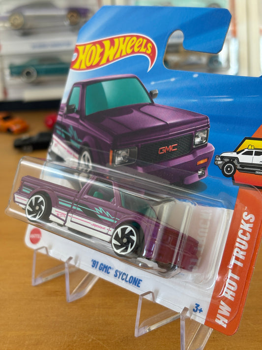 Hot Wheels Mainline / '91 GMC Syclone / 2025 HW Hot Trucks 6/10 Short Card