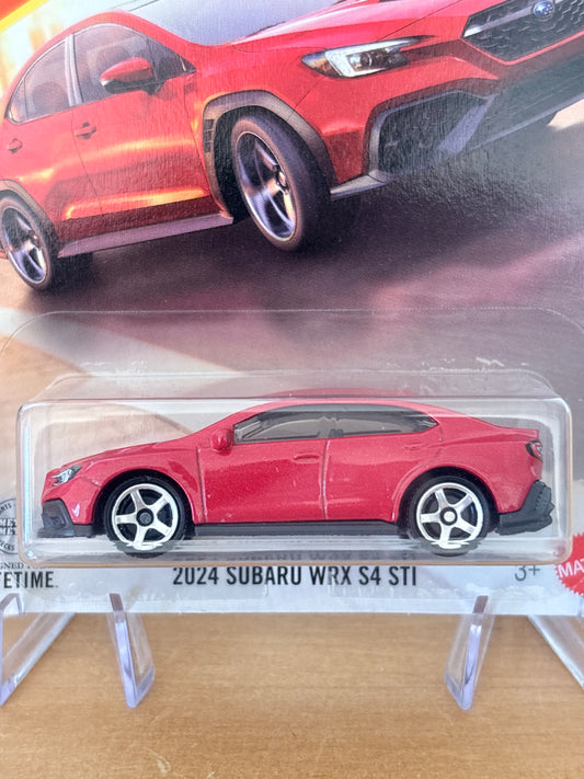 Matchbox Mainline 2024 Subaru WRX S4 STI | 2026 31/125 Subaru Official RED
