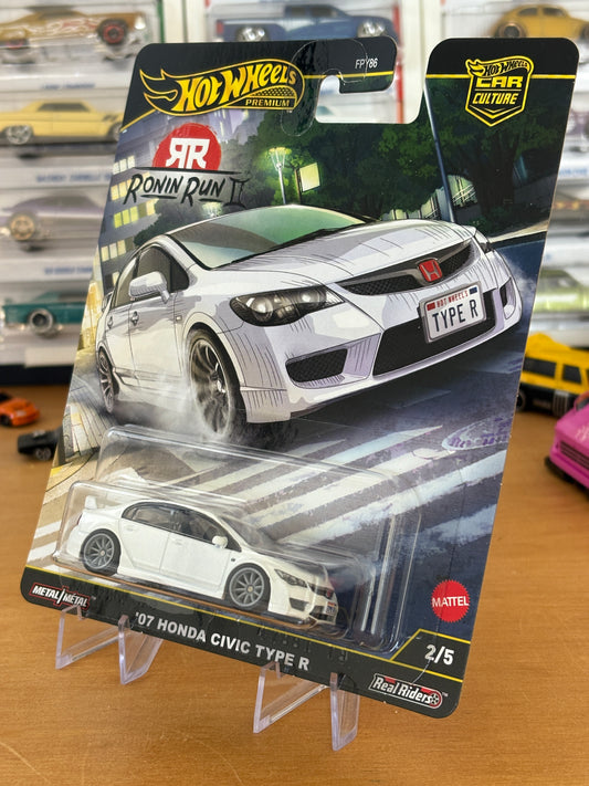 Hot Wheels Premium / '07 Honda Civic Type R / 2025 HW Ronin Run II 2/5